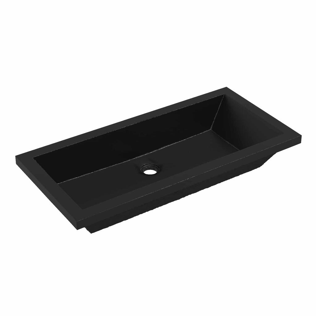 Native Trails NSL3115 NativeStone 31" Rectangular Concrete Undermount