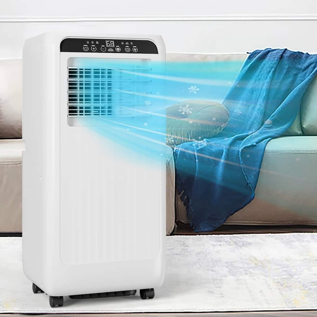 8000 Btus Free Standing Portable Air Conditioner for Home, Office, Dorm - N/A