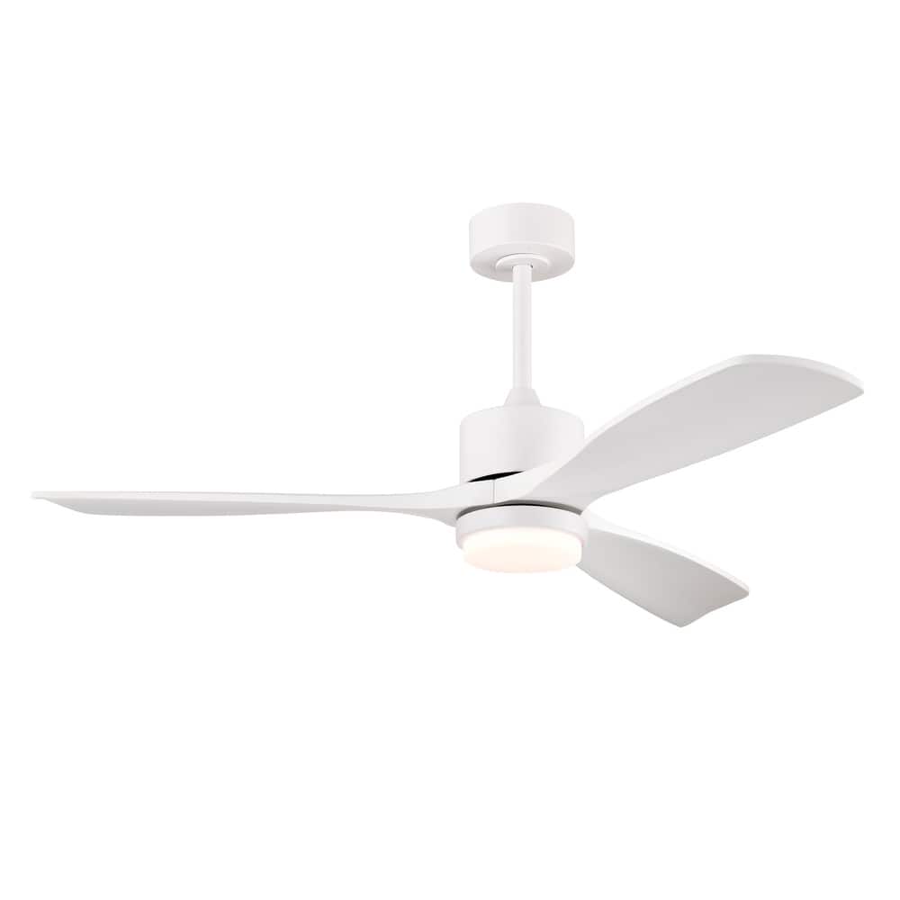 Tariq 52-inch Solid Wood and Metal Lighted Ceiling Fan with LED Lighting
