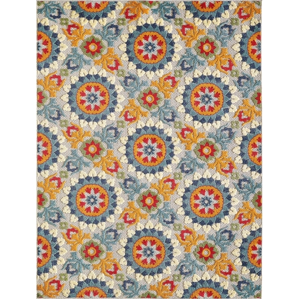 Domani Napa Floral Trellis Indoor/ Outdoor Rug - Overstock - 33806411