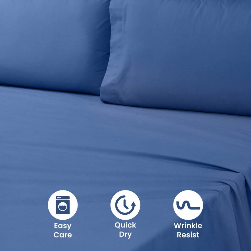 Martex Easy Care - Soft Breathable Wrinkle Resistant Pillowcase Pair
