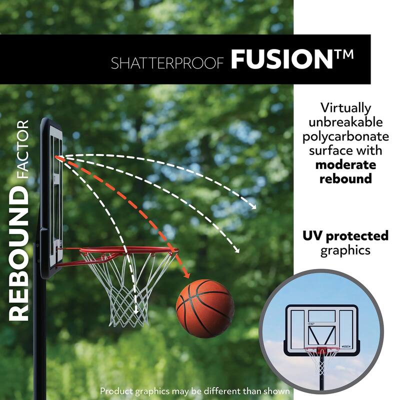 Lifetime Adjustable Portable Basketball Hoop, 48 inch
