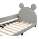 preview thumbnail 5 of 20, Twin Upholstered Daybed with Carton Ears Headboard, Grey