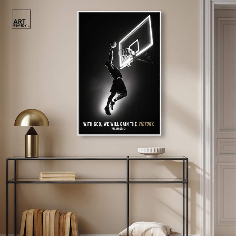 We Will Gain the Victory Canvas by Art Remedy
