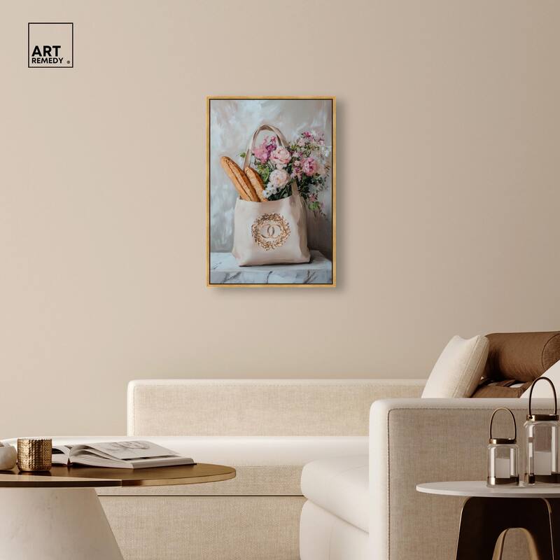 Chic Carryall I Canvas by Art Remedy