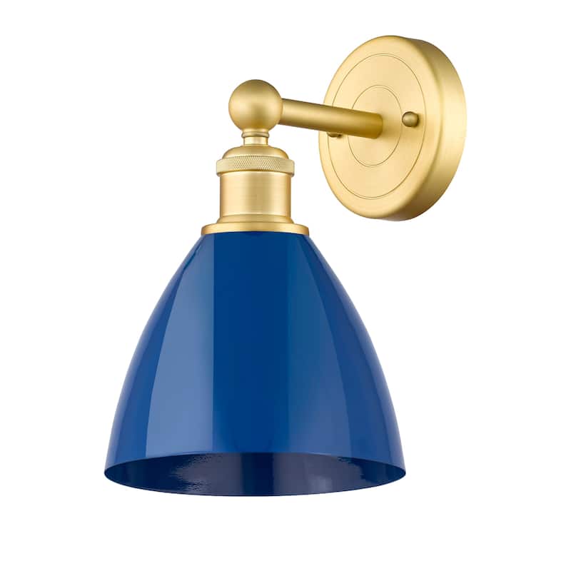 Innovations Lighting 616-1W-12-8 Plymouth Sconce Plymouth Dome 12"