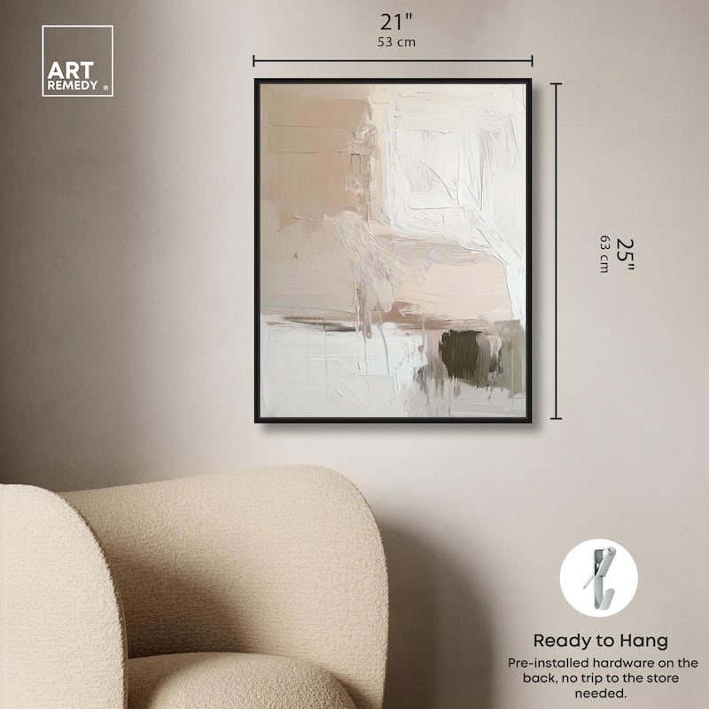 Gentle Strokes of Nature I Canvas by Art Remedy