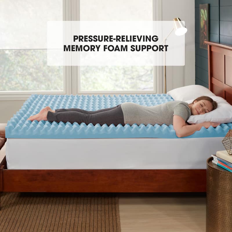 Dream Serenity EcoWave 4" Memory Foam Mattress Topper