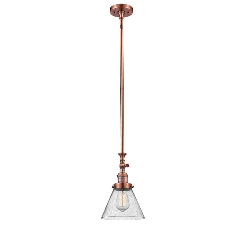 Innovations Lighting Large Cone 8" Wide Adjustable Mini Pendant