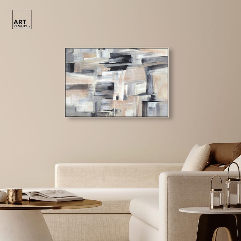 Neutral Nirvana Canvas by Art Remedy