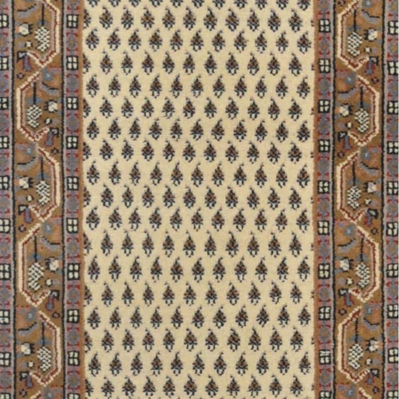 HERAT ORIENTAL Handmade Geometric Mir Wool Runner Rug - 2'9x10' - 2'9 x 10'
