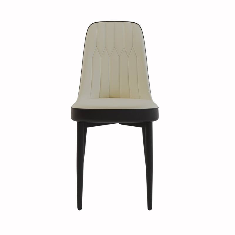 4PCS PU Thick Soft Cushions Dining Chairs