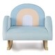 preview thumbnail 10 of 8, Costway Toddler Rocking Chair Children's Upholstered Velvet Rocker - See Details