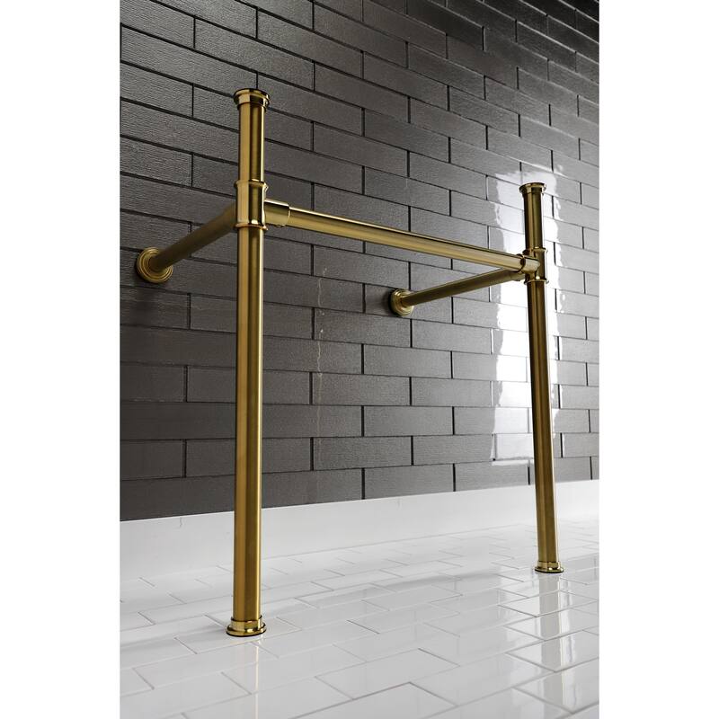 Kingston Brass Fauceture Stainless Steel Console Sink Legs