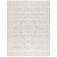 preview thumbnail 12 of 14, SAFAVIEH Handmade Ebony Shulamith Modern Wool Rug 8' x 10' - Ivory/Light Blue - Rectangle