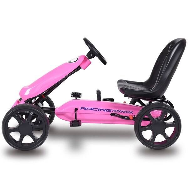 pink pedal go kart