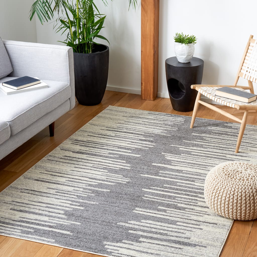 SAFAVIEH Tulum Louvenia Abstract Stripe Rug