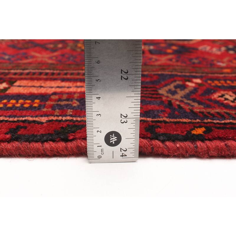 ECARPETGALLERY Hand-knotted Andelz Red Wool Rug - 4'1 x 6'8