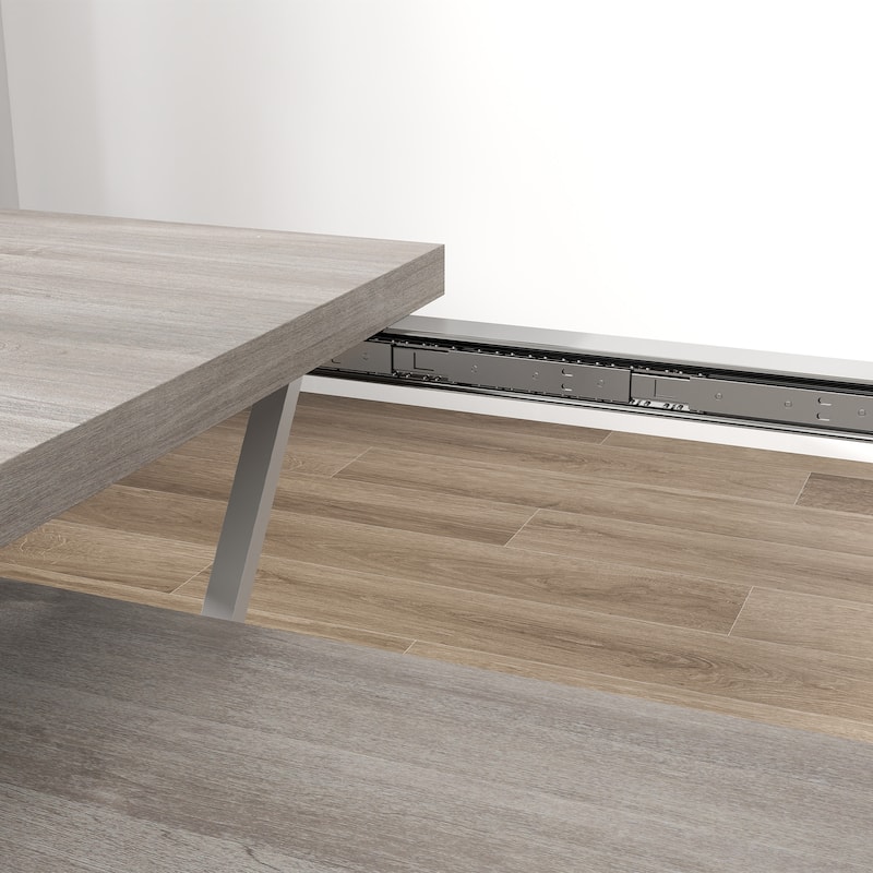 Modern Style Extendable Dining Table, Expandable Kitchen Table