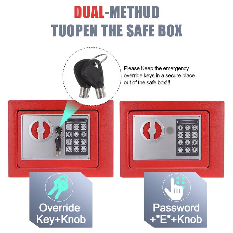 Fireproof Small Safe Box Digital Electronic Security Safe Box for Home