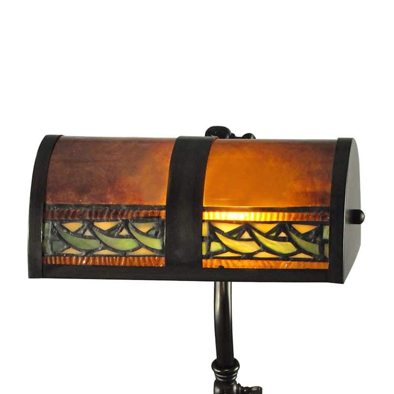Egyptian Mica and Tiffany Desk Lamp - Mica Bronze
