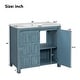 preview thumbnail 66 of 161, GDFStudio - Elysia Wood Bathroom Vanity with Ceramic Sink & Storage Cabinet Organizer