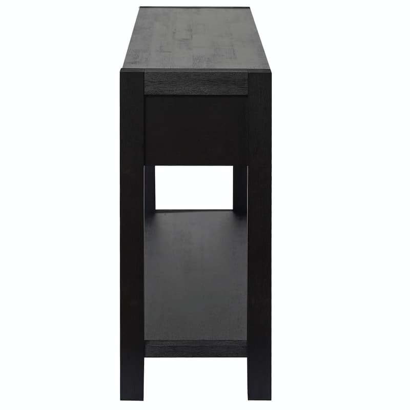 Elegant Acacia Wood Veneer Console Table