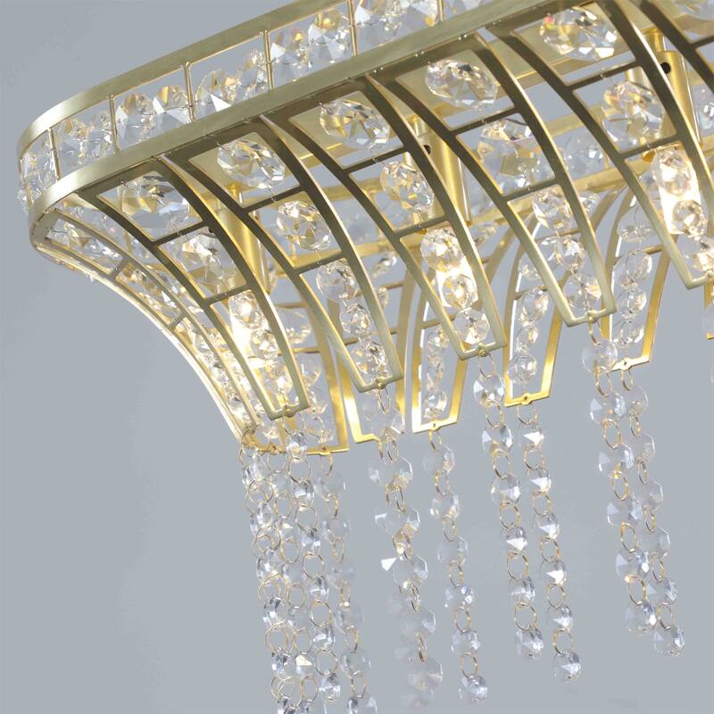 Transparent Crystal Ceiling Chandelier