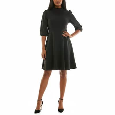 Nanette Lepore High-Neck Ruffle Dress