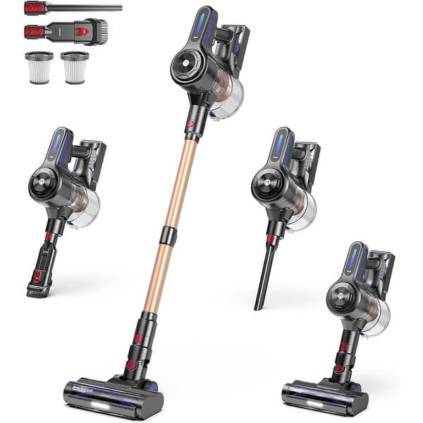 slide 2 of 8, Cordless Vacuum Cleaner for Hardwood Floor Carpet Pet Hair - Cordless Vacuum Cleaner Gold