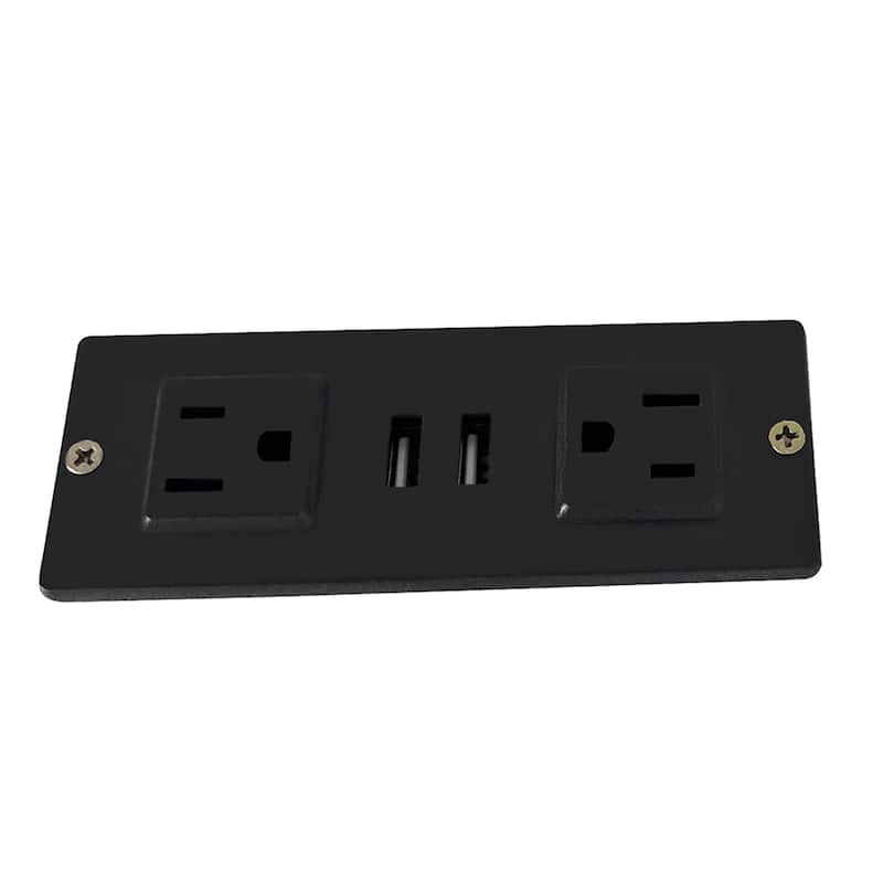 L-Shaped Corner Bed Frame with Drawer, Bookcase, LED Downlight and USB Port