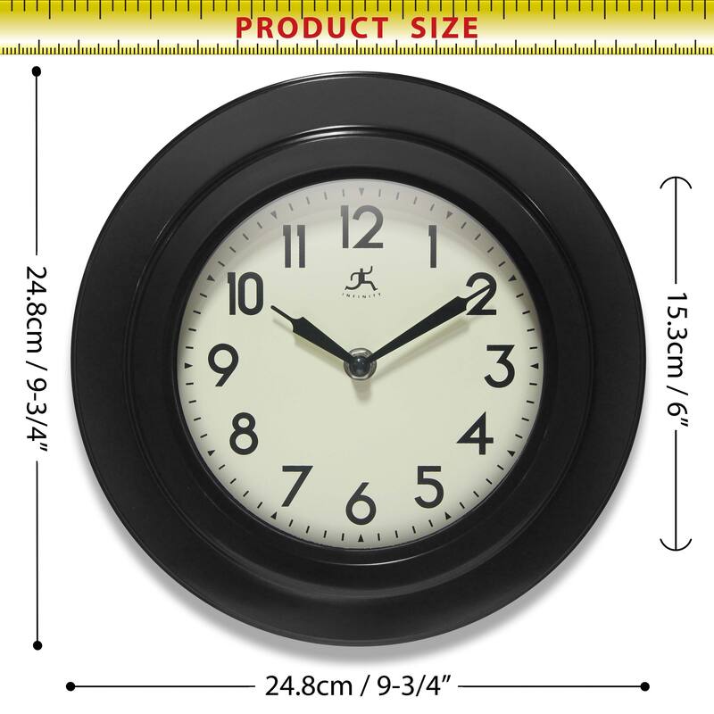 Retro Escape 9.75" Wall Clock - 9.75 in.