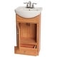 preview thumbnail 13 of 13, Fine Fixtures Petite 16-inch Bathroom Vanity with Vitreous China Sink Top
