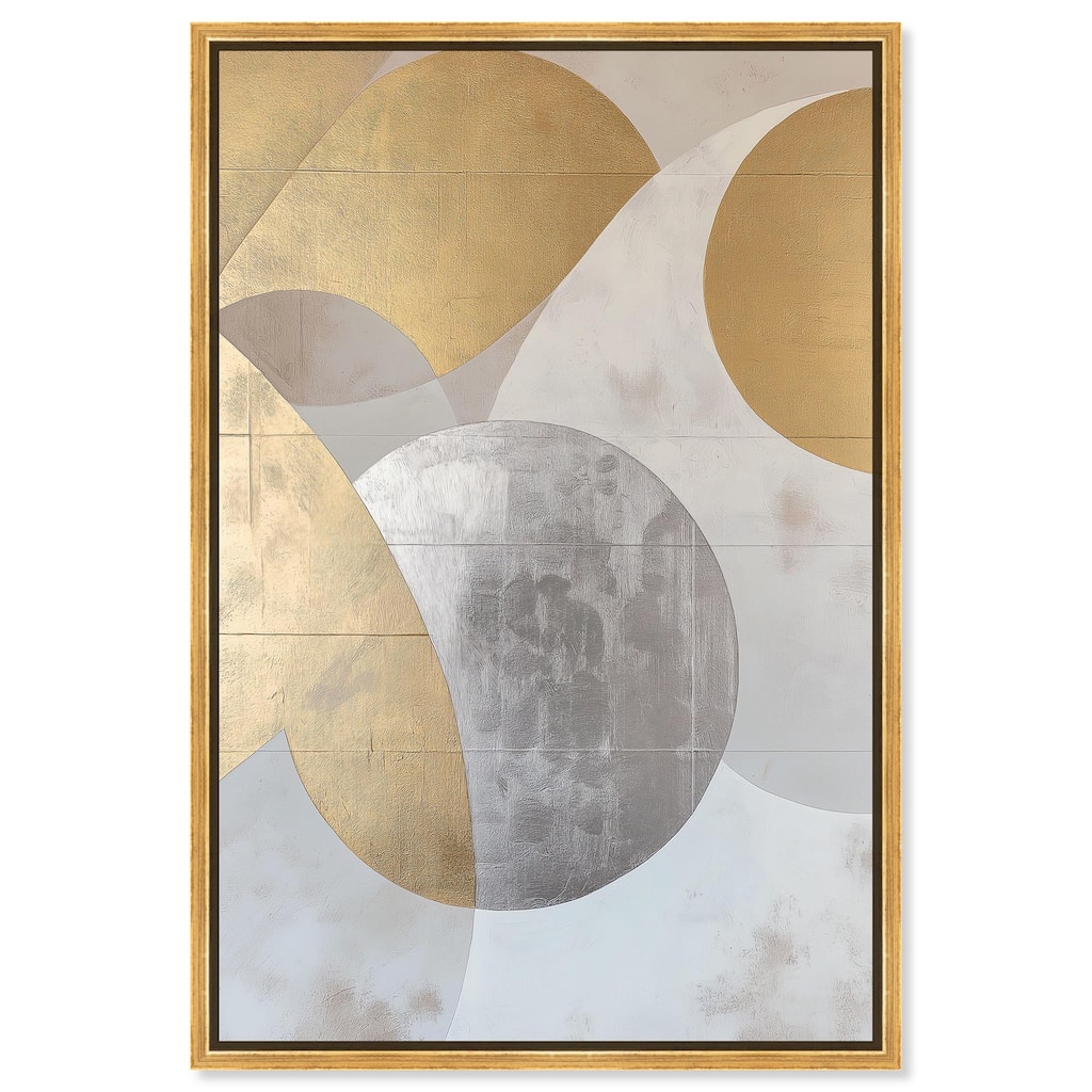 Golden Orb I Canvas by Art Remedy