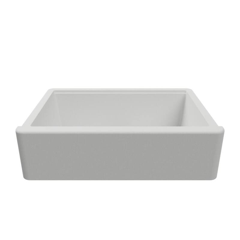 Self-Trimming Quartz Composite 33" Farmhouse Single Bowl Kitchen Sink