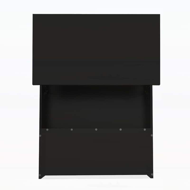 Lift-Top Coffee Table with 2 Drawers,Modern Square Design