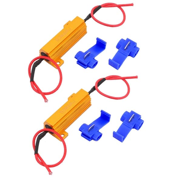 2x Load Resistor Fix LED Bulb Fast Flash Turn Signal Blink OBC