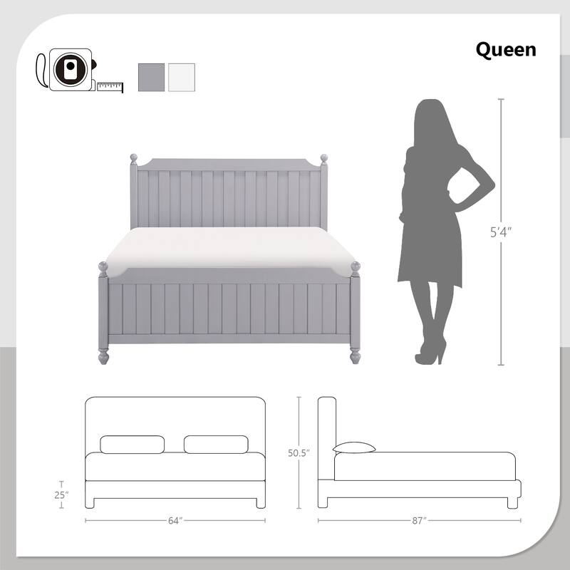 Tiana Panel Bed
