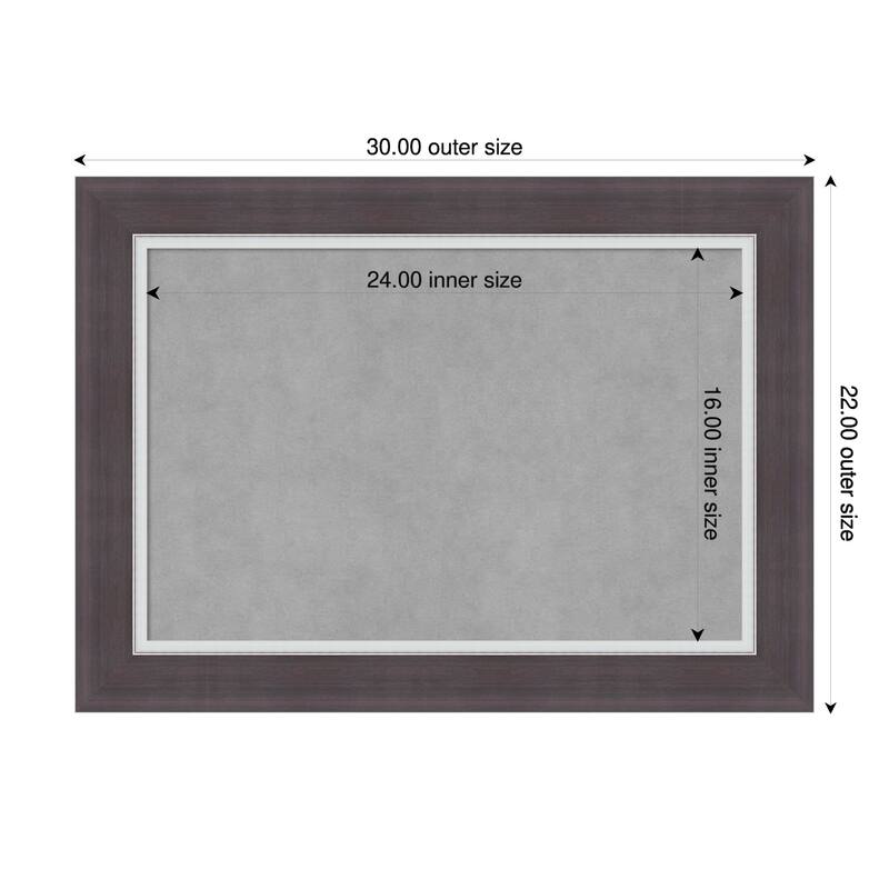 Amanti Art Ellie Brown Silver Framed - 30 x 22 in - Ellie Brown Silver