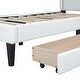 preview thumbnail 8 of 18, Twin Upholstered Leather Platform Bed with Rabbit Ornament Headboard & 2 Drawers Wooden Platform Bed for Kids Girls/Boys