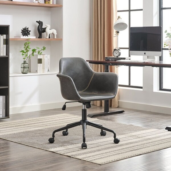 Mid-Century 360 Swivel Office Chair, Rolling Swivel Height
