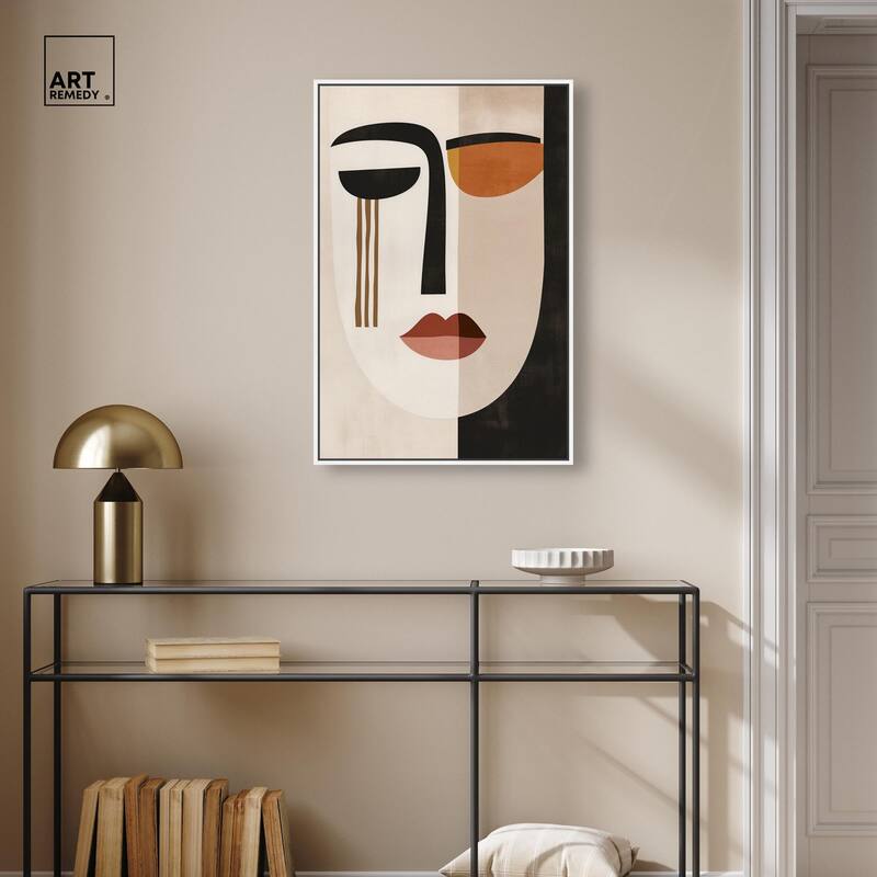 Face Moderne III Canvas by Art Remedy