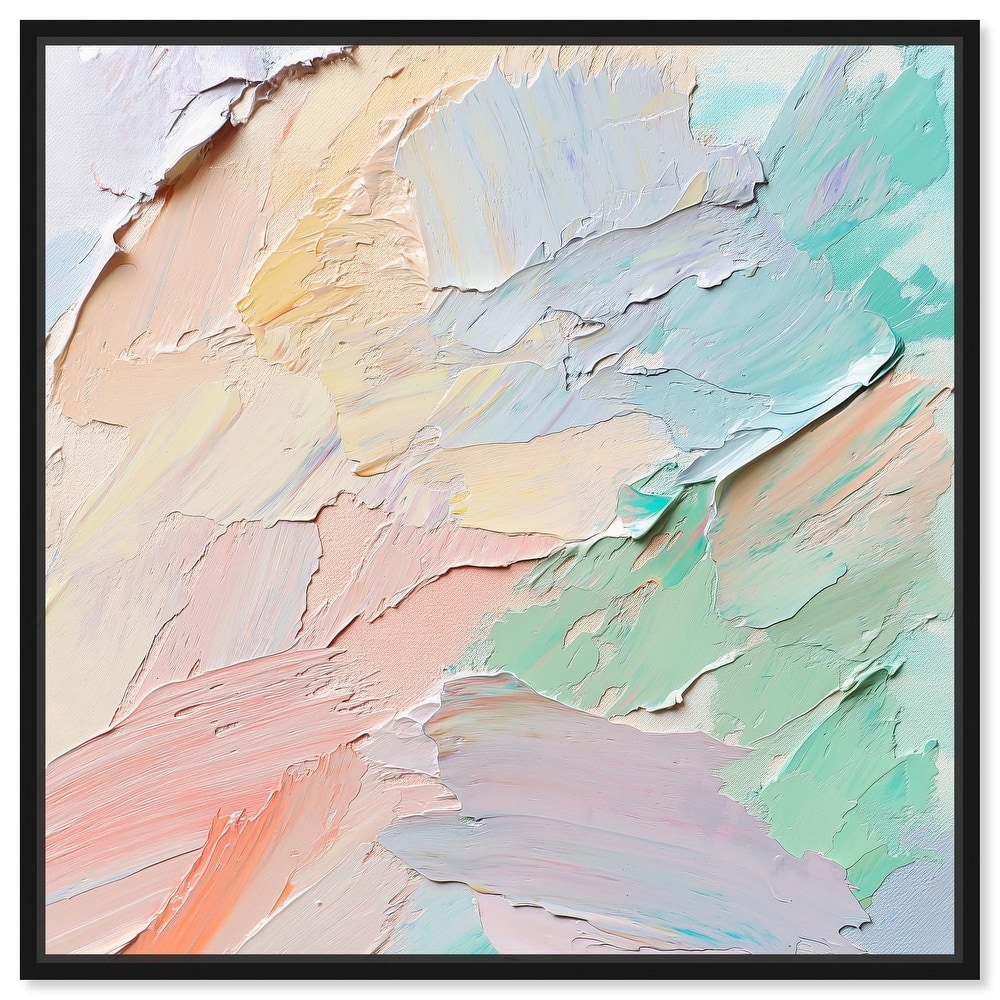 Flowing Mousse III Canvas by Art Remedy