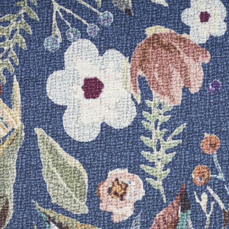Numa Power Loomed Floral Non Skid Area Rug By HomeRoots - 6' x 9'