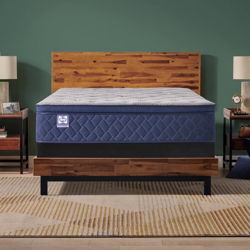 Sealy Dudley Chase 15" Soft Pillow Top Innerspring Mattress & 9" Foundation - California King