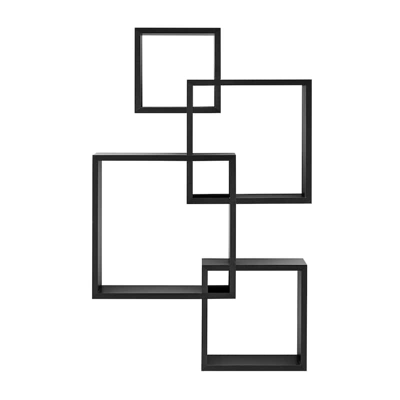Danya B. Blocchetto Intersecting Cubes Wall Shelf Unit - Horizontal or Vertical