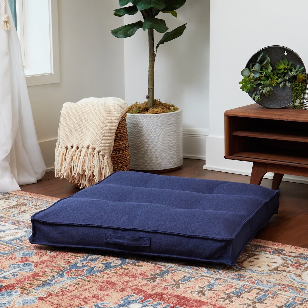 Square Tufted Floor Pillow