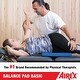 preview thumbnail 6 of 6, AIREX Solid Balance Stability Trainer & Exercise Fitness Foam Floor Pad, Blue