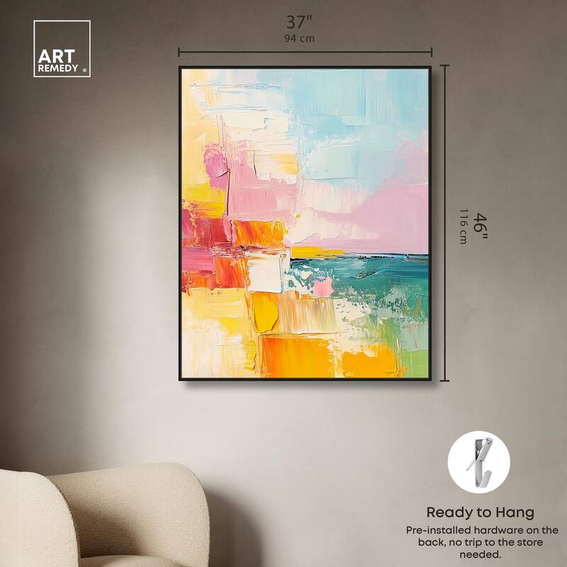 Hued Vista Canvas by Art Remedy