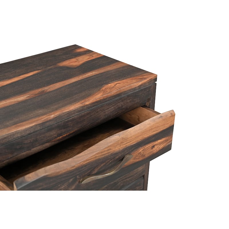 Jordan 3-drawer Live Edge Wood Nightstand